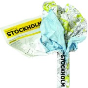 Stockholm Crumpled City Map